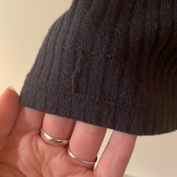 American Eagle Navy Blue Tank Top with Button-up Front - Picture 6 of 8